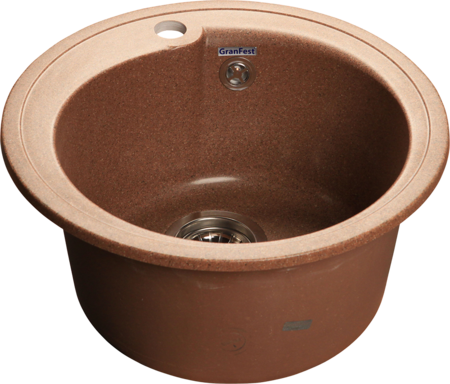 Кухонная мойка GranFest Rorndo 450, R-450 терракот